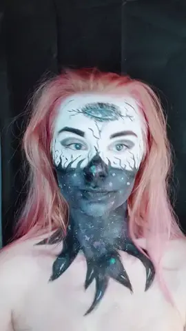 wish I had time to do another makeup look😓weekend hurry up😁 #makeupartist #makeuplook #needmoretime #makeup #spacelook #draft #fyp #alien