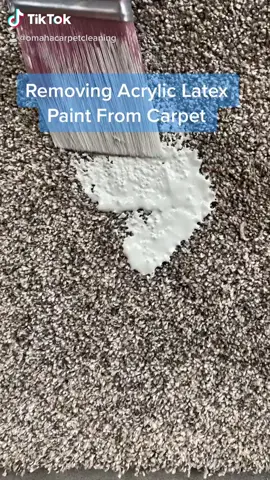 How to remove fully dried paint from carpet.  #reposting for those who keep asking how! #carpetcleaning #DIY #repair #carpethacks