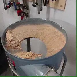 Emptying dust collector #dirtyjob #sawdust #woodshop #foryoupage #woodworking #yo #stolendance