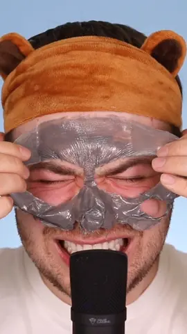 Worlds most PAINFUL face mask 😖 #facemask #skincare #makeup #satisfying #asmr #tiktoktutorial #fyp