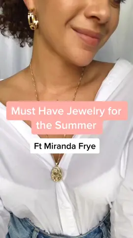 Which piece is your favorite? #mirandafrye #WhatIdWear #goldjewelry #mystyle #tiktokstyle #styletips #accessories #LearnOnTikTok #SummerFashion @style