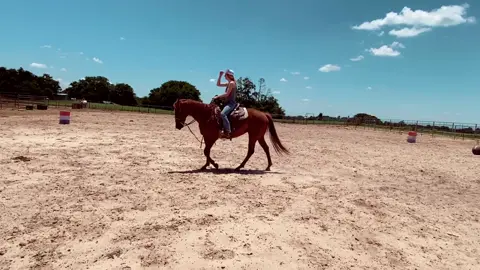 My commentary makes my videos😂 but it’s also why I’ve gotta mute them 99% of the time💀 #barrelhorseprobs