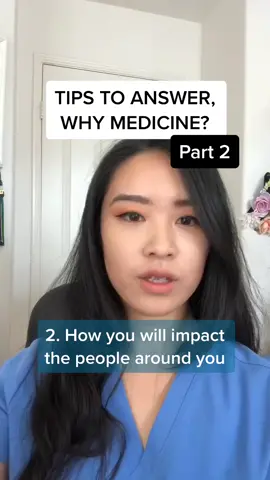 Pt 2 to my “why medicine” vid! #premed #HowTo #futuredoctor #premedadvice #medical #womeninstem #relatable #mcat #interviewtips