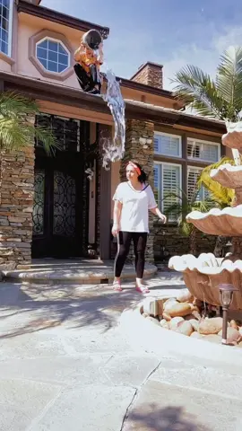 LOL when she started cussing in Arabic 😂 #prank #arabmom #water #dingdongditch #SupportSmallBiz