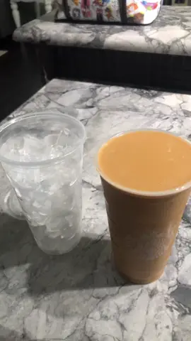 Even with spilling I still have a full cup plus a whole other half cup #starbucks #iceonside #starbuckshack #Summer2020