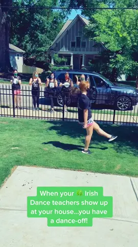 Drive-Up Dance-Off to kick off a summer! #irishdance #MakeSomeoneSmile #mightybc #irishdancersoftiktok #irishdancingmagazine #dancechallenge #atlanta