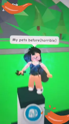 my pets were horrible~i traded them all away and are better now #fyp #roblox #adoptme #follow