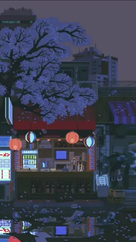 #livephoto #livewallpaper #8bit #illustration #wallpaper #city #tokyo
