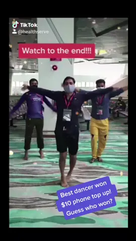 The best dancer won $10 phone top up! Guess who won? #healthserve #healthservesg #migrantworkers #MentalHealth #fyp #dancedancedance