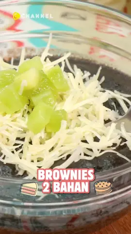 Waktunya dessert yuhuuuuuu🙌 #cchannelxtiktok #food #brownise #2bahan #reseptiktok #yummy #fyp #foryoupage #azek #mantul