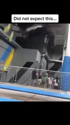 This is how you leave with class #trampoline #fail #ballislife