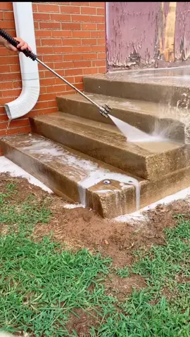 Always try to pretreat with a detergent before you wash! #cleaning #oddlysatisfying #satisfy #satisfying #pressurewashing #fyp #timelapse #timepass