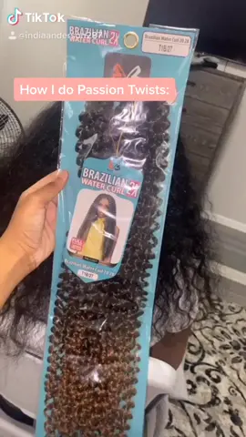 Passion Twists 🌴🐚🌸 #hair #passiontwists #diyhair #howtohair #hairtutorial #explore #thenleave #indybindybraids #curlyhair