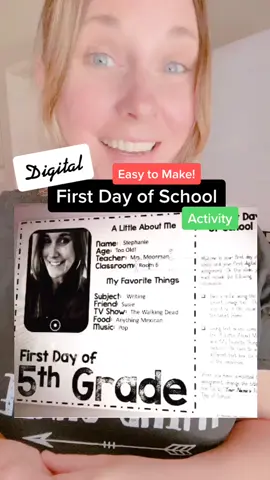 Great first day of school activity for all students #LittleBitFancy #EduTok #LearnOnTikTok