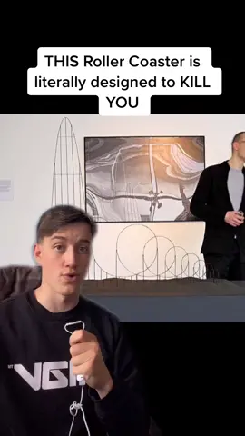 THIS Roller Coaster is literally designed to KILL YOU 😱 #fyp #gasp #smart #scary #death #ride