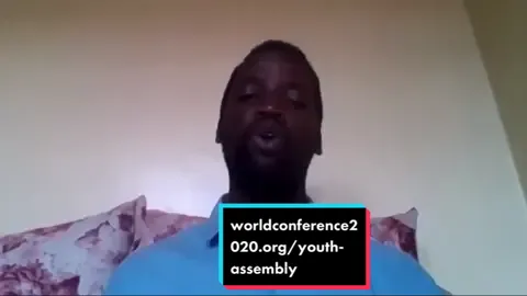 #international #medicalstudent Representative, Kelvin Kibet connects #covid19, #climatecrisis, and #nuclearweapons. Watch the #YouthAssembly now