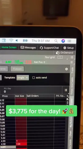 Held some #SPY options overnight. Sold them at the open for over +100% gain. Done for the day $3,775 profit ✅💰#daytrader #stocks #stockmarket #sp500