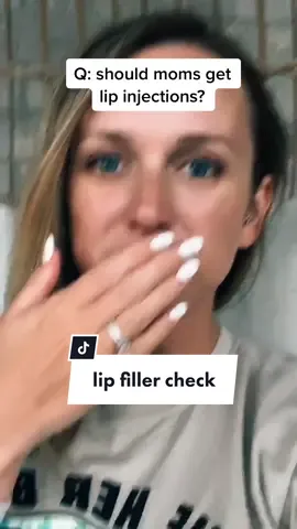 a little swollen, but 😍#lipfillercheck#lipfiller#momcontent#momcomedy#relatablemom#coolmom#momsover30#tiktokmom#MomsofTikTok#MAYBEITSMAYBELLINE#moms