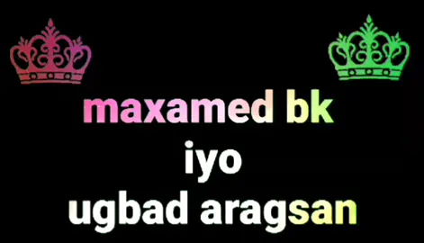 maxamed bk iyo ugbaad aragsan heestan oo dhamaystiran ka daawo youtubkayga hana ilaawin inaad subscribe noo saartohttps://youtu.be/Oh7AG4sk7To