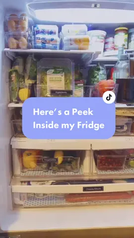 Fridge organization! Follow on Instagram for more! ♥️ #organizedhome #organizedfridge #getorganized #organizing #FamilyThings #organizingtips #fypシ