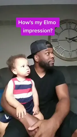 Something wholesome for your TikTok feed. #elmo #impression #4thOfJuly #SUBstepchallenge #dadsoftiktok #dadlife #parentsoftiktok #toddler #blackdad