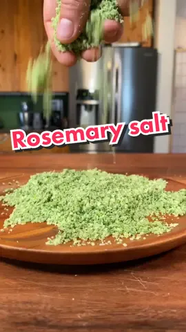 Tiktoks favorite salt!! #LearnOnTikTok #salt #rosemary #howto