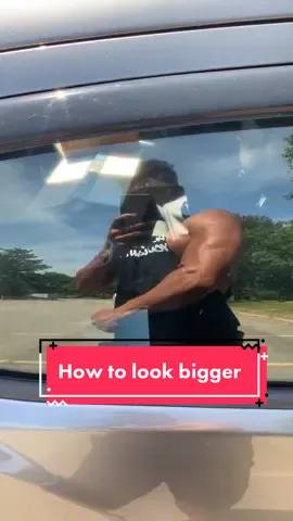 HOW TO LOOK BIGGER #Fitness #bodybuilding #fyp