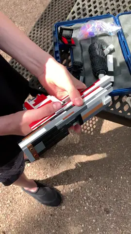 My LEGO gun was always the big legos in an L shape,   this thing is on the other hand is badass #LegendaryChallenge #merica #FurnitureFlip #fyp