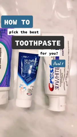 How to pick a the right toothpaste for you?! #tiktokdoc #LearnOnTikTok #tiktokpartner #productreview #toothpaste