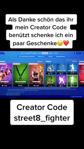 Creator Code street8_fighter Ehre❤️#fortnite #4u #street8_fighter #viral #foryou #fyp #danke #für #17k #fy