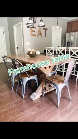 You LOVED the swing. How about a table! Give us a like and a follow for more! IG too! #smallbiz #handmade #farmhouse #woodworking #customwoodwork