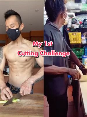 #duet with @lifeofachefboss Thx for the challenge #sixpackchef #tiktokchef #tiktokfood #chefskills #knifeskills #cooking #nolook #foodchallenge #fast