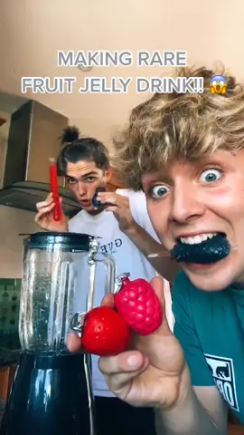 Making the Rare Fruit Jelly drink... 🤯 Guess the flavor for a prize!! #alxgang #trend #fyp #fruitjelly #jellyfruit