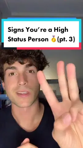 Signs you’re a high status person... *shocking* #entrepreneur #highstatus #business #selfhelp #motivation #finance #lifehacks #knowledge