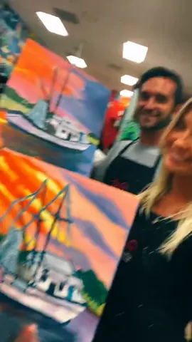 Painting date at Paint & Unwind! 🥰