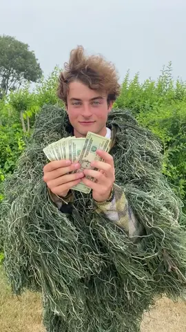 Bait Money Bush Prank 😂 he really tripped at the end #prank