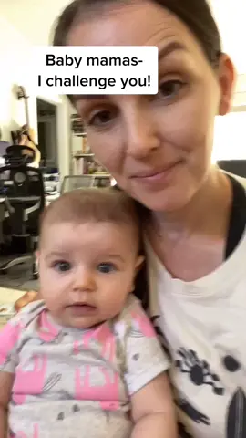 It’s harder than I thought! Can you do it? #momchallenge #babiesoftiktok #familythings #gimmelove