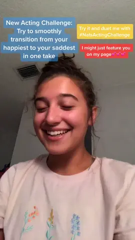 Try it and Duet me with #NatsActingChallenge #theatre #theatrekid#actor#actress #acting#musical#LetsFaceIt#act