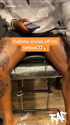 Which one of #dababy’s tattoos is your favorite⁉️🤔 Follow our account @drip for more‼️🔥