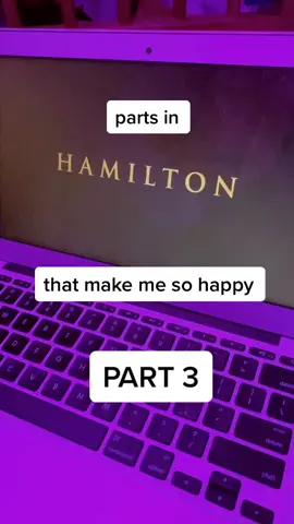 honorable mentions: all of room where it happens and all of washington on your side #hamilton