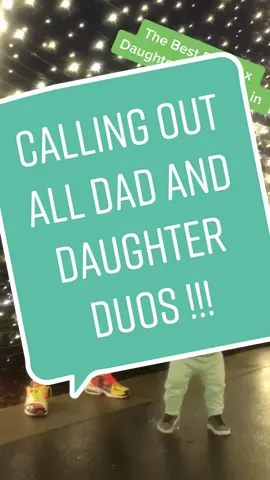 ⚠️All Dad and daughter duos we want the smoke!! Duet this or challenge us to a battle! 💪🏾❤️ #girldad #PlayBall #daddydaughterdance #Flashback #fyp