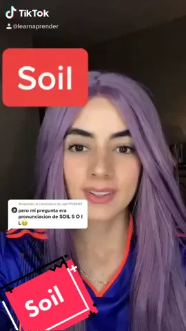 Soil es un verbo y un sustantivo. #NotTheOne #BiggestFan #translatethis #traducir