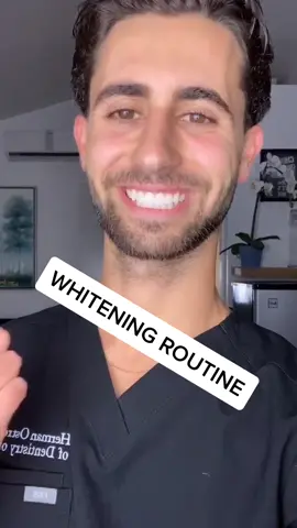 My routine. It is the safest and best way to whiten your teeth. Insta: davidcohendds for more tips #teethwhitening #whiteteeth #whiteteethhack