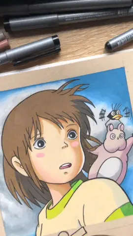 Spirited away part 1 🥰 #anime #animedrawing #animechallenge #spiritedaway #drawing #fyp #foryoupage