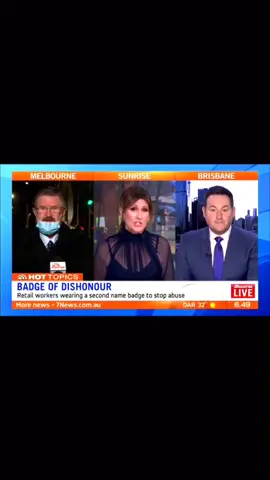 #greenscreenvideo this be me on the news !! #news #sunrise #badges #woolworths #noone #deserves #aserve #fyp #viral