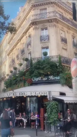 Pov: I’m in Paris and chillin’ at a Cafe de Flore 🤩 #missingparis #paris #france #travel