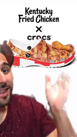 NEW KFC-CROCS COLLAB! #kfc #kentuckyfriedchicken #crocs #crocsgang #tiktokfoodie #LearnOnTikTok #TikTokTaughtMe #kfcsquad #fastfood #funfacts #facts