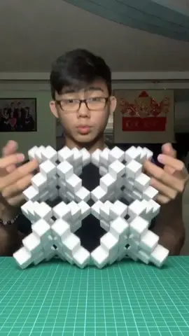 Transforming paper sculpture! #fyp #art #cubes