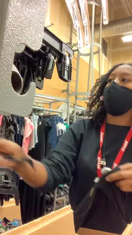 Backroom work at Tj Maxx since it was a trend for Target #fyp #work #backroomvibes
