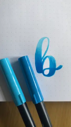 Can you do this? Show me using #melancholyolymondays 💙 #LearnOnTikTok #calligraphy #brushpen #ombre